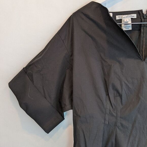 𝅺OSCAR de la Renta black tunic blouse 8 BNWT - Picture 10 of 15